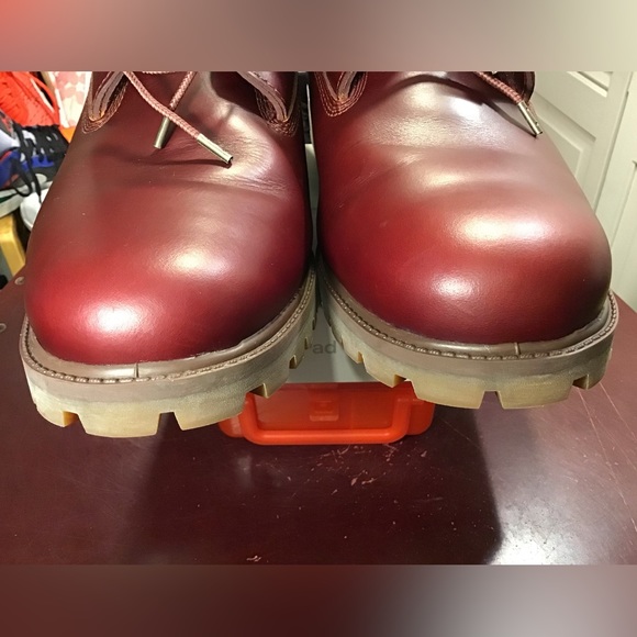Timberland Heritage 6 Inch Sz 13M Men's Merlot Color Leather TB 0A22W9 - Picture 2 of 16